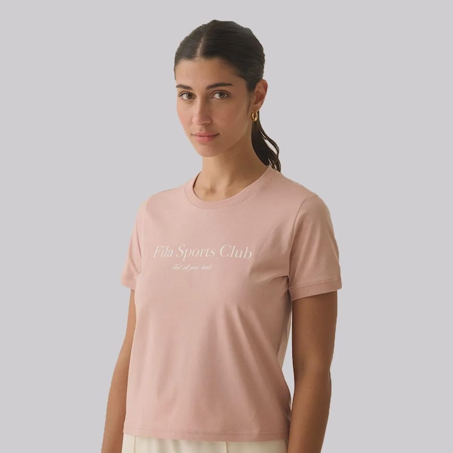 Camiseta Fila Regular Sport Club - Feminina - Foto 1