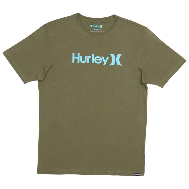 Camiseta Hurley O&O Solid Over WT25 - Masculina - Foto 1