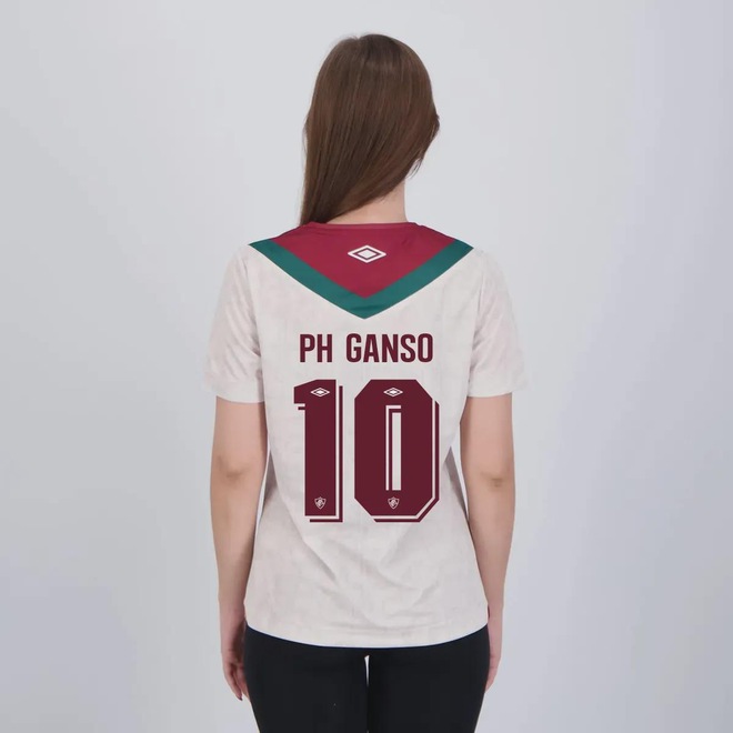 Camisa do Fluminense Umbro III 2024 10 Ganso - Feminina - Foto 1