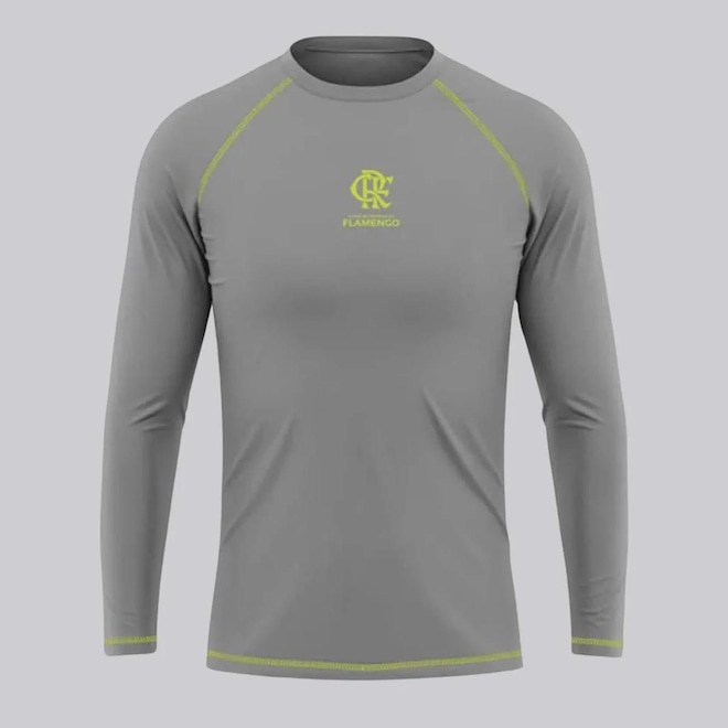 Camisa Manga Longa do Flamengo Lodge - Infantil - Foto 1