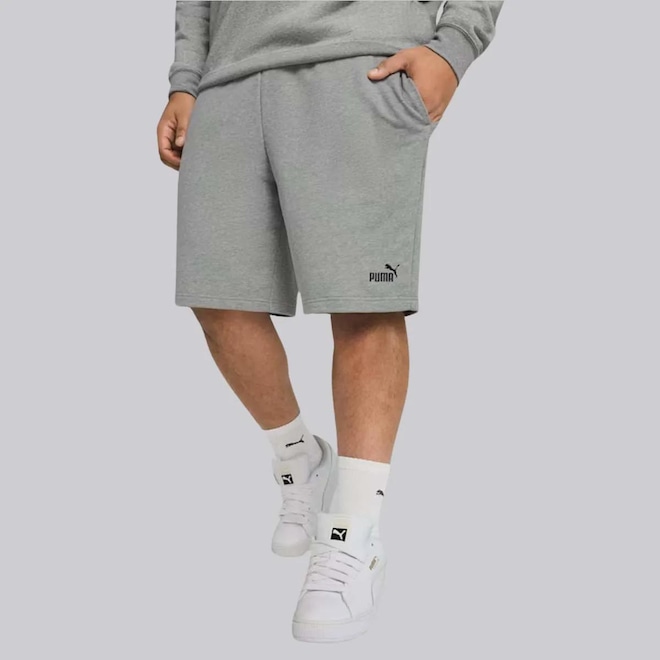 Bermuda Puma ESS NO. 1 Logo - Masculina - Foto 1