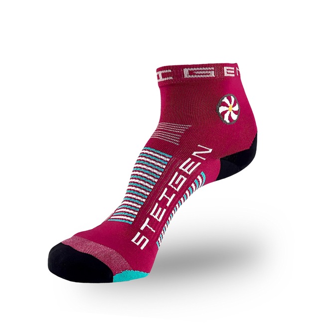 Meia Cano Baixo Steigen Burgundy 33 ao 44 - Unissex - Foto 1