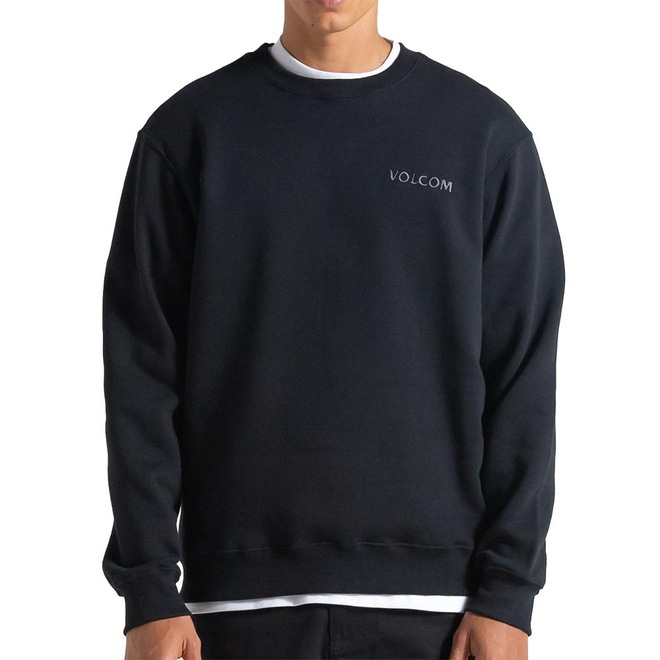 Blusão de Moletom Volcom Free Fall - Masculino - Foto 1