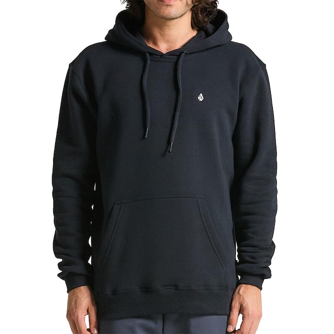 Blusão de Moletom Volcom Single Stone - Masculino - Foto 1