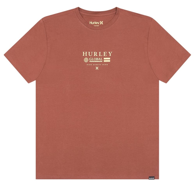Camiseta Hurley Globo - Masculina - Foto 1