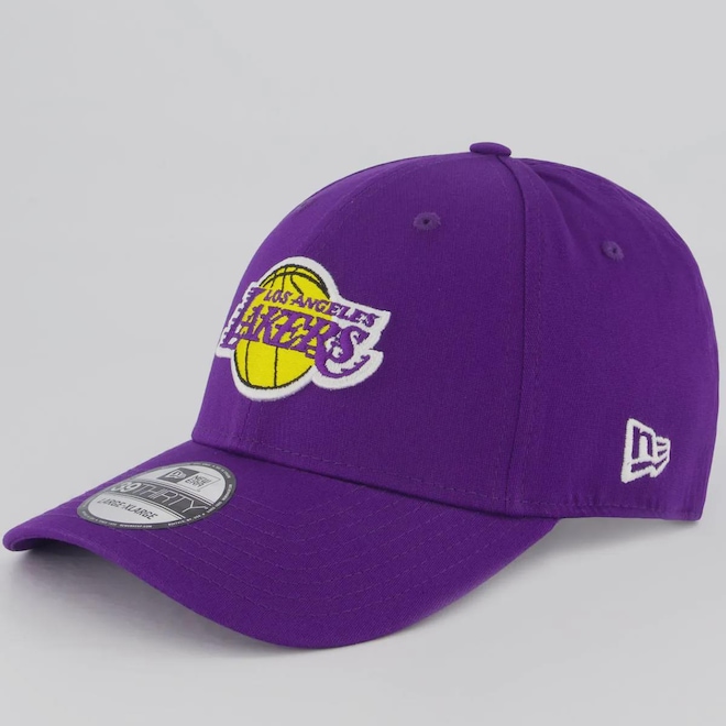 Boné Aba Curva New Era NBA Los Angeles Lakers 3930 - Fechado - Adulto - Foto 1