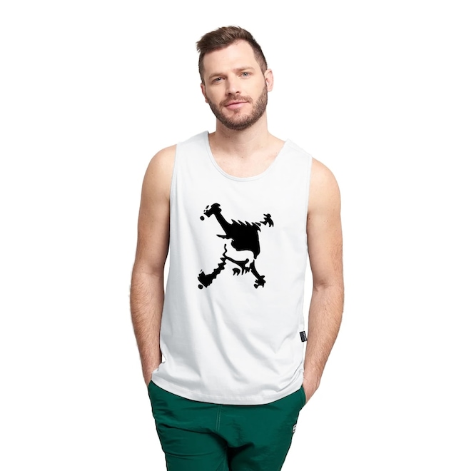 Camiseta Regata Oakley Heritage Skull Tank - Masculina - Foto 1