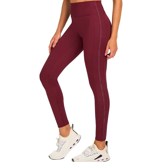 Calça Legging Alto Giro Elástico Personalizado - Feminina - Foto 1