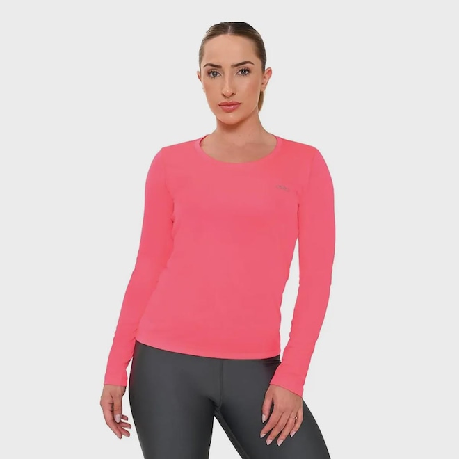 Camiseta Manga Longa Olympikus Essential - Feminina - Foto 1