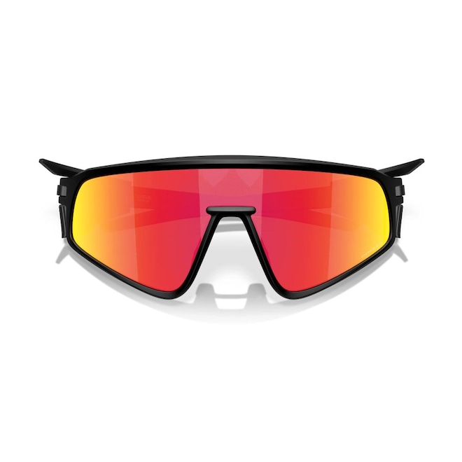 Óculos de Sol Oakley Latch Panel Matte Black Prizm Ruby - Unissex - Foto 1