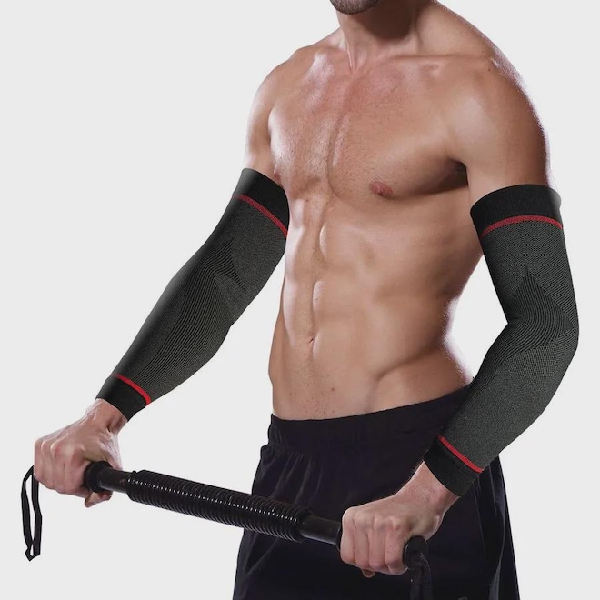 Par de Manguito Vollo Compressão Esportivo Mangas Proteção G - Unissex - Foto 1