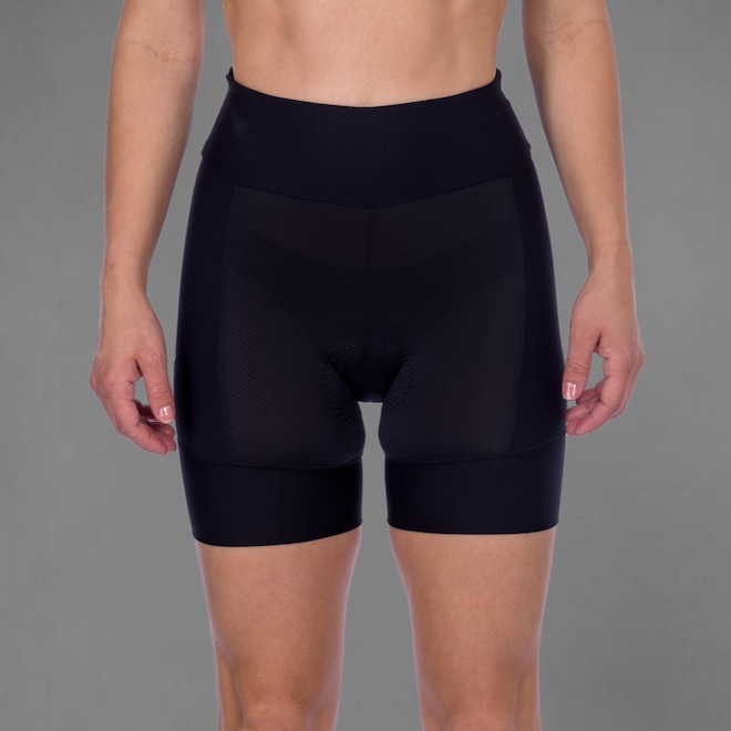 Bermuda Ciclismo Woom Supreme Indoor Preto 2021 - Feminina - Foto 1