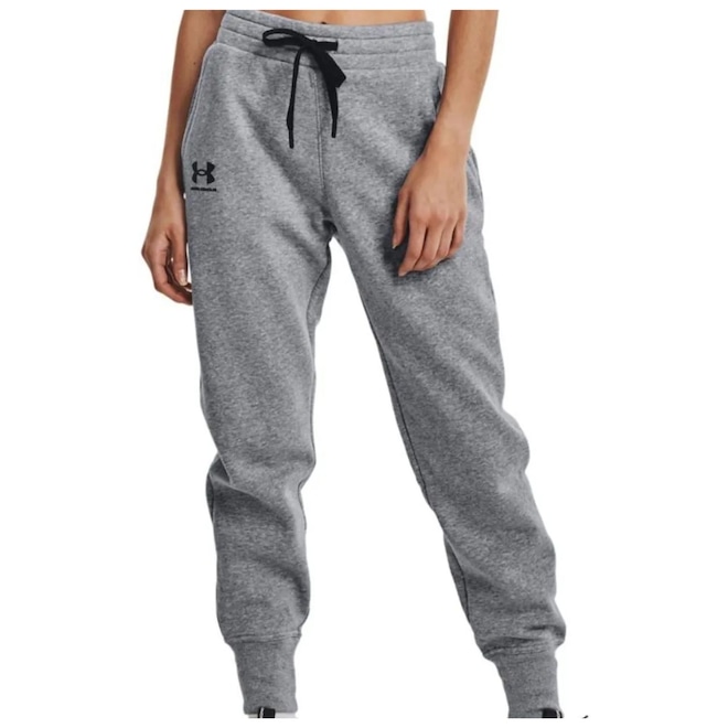 Calça Moletom Under Armour Rival Fleece Joggers - Feminina - Foto 1