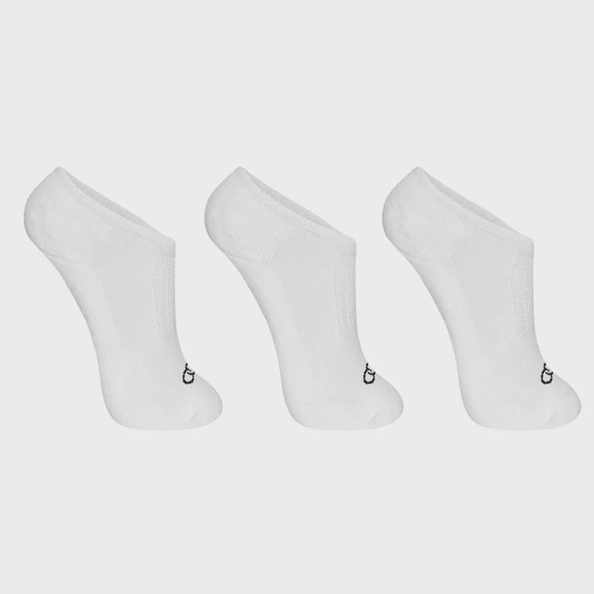 Kit Meia Olympikus Cano Invisível - 3 Pares - Feminino - Foto 1