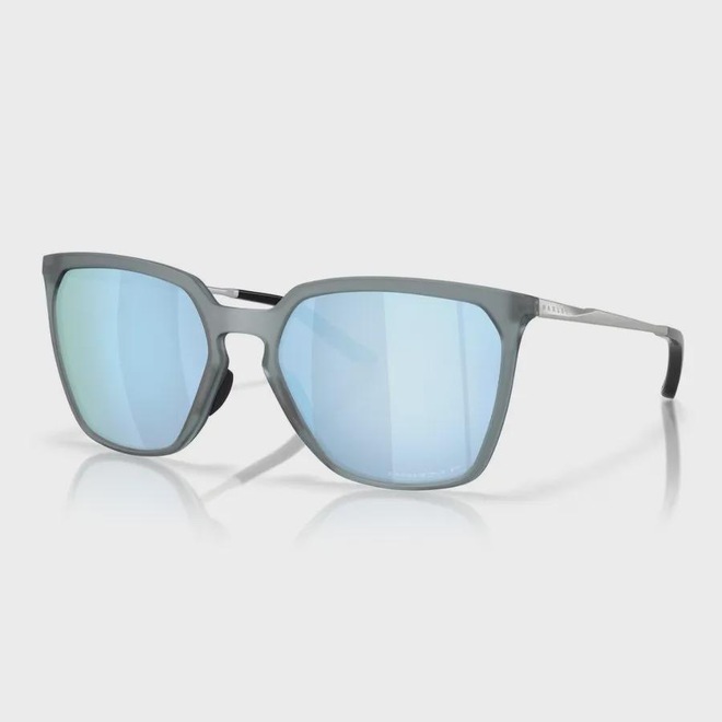 Óculos de Sol Oakley Unissex Sielo SQ Matte Crystal Black Prizm Deep Water Polarized - Foto 1