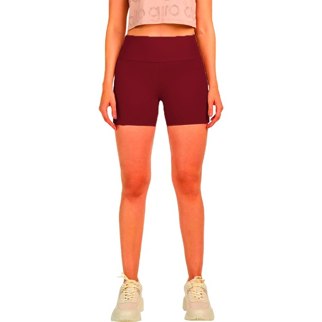 Bermuda Alto Giro Elástico Personalizado - Feminina - Foto 1