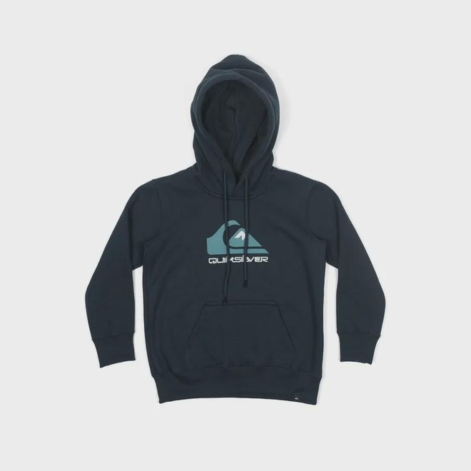 Blusão de Moletom Quiksilver com Capuz Fech Full Logo 280G Kd Male - Infantil - Foto 1