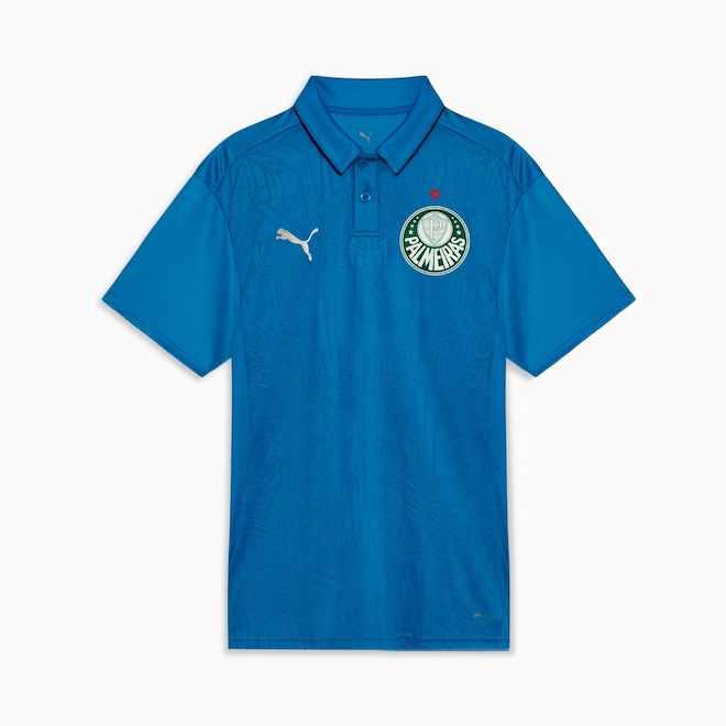 Camisa Polo do Palmeiras 2025 Puma Treino - Masculina - Foto 1