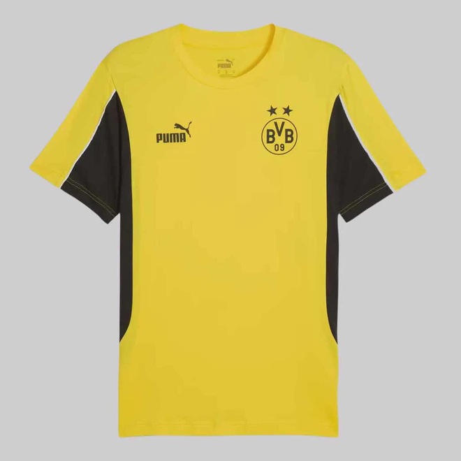 Camiseta Borussia Dortmund 2025 Puma Ftblarchive - Masculina - Foto 1