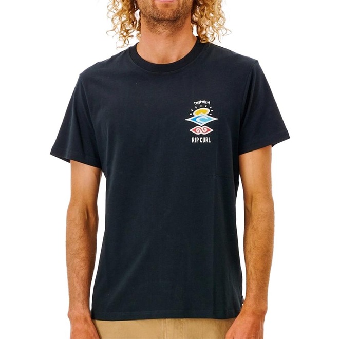 Camiseta Rip Curl Search Icon - Masculina - Foto 1