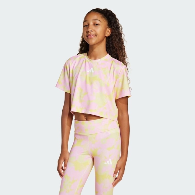 Camiseta adidas Printed Girls - Infantil - Foto 1