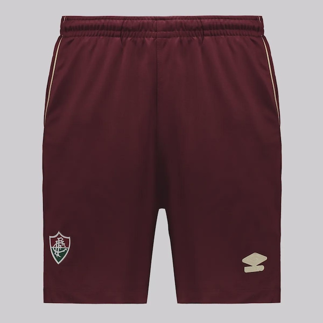 Bermuda do Fluminense 2025 Umbro Viagem - Masculina - Foto 1
