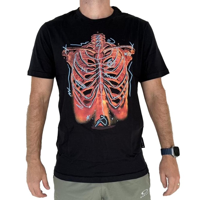 Camiseta MCD Esqueleto Raio X - Masculina - Foto 1