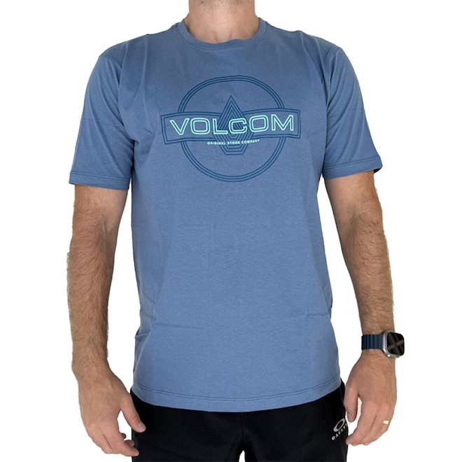 Camiseta Volcom Line Service - Masculina - Foto 1
