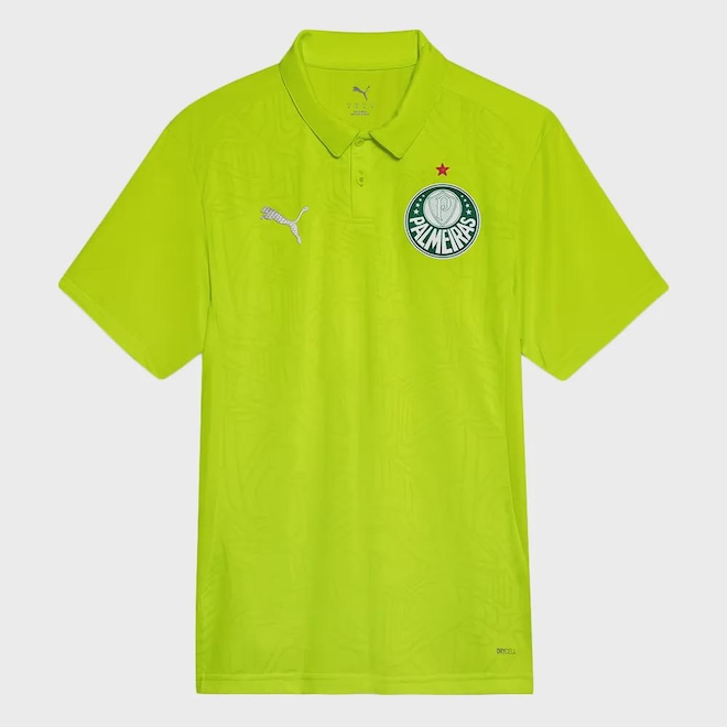 Camisa Polo do Palmeiras Treino 2025 Puma - Masculina - Foto 1