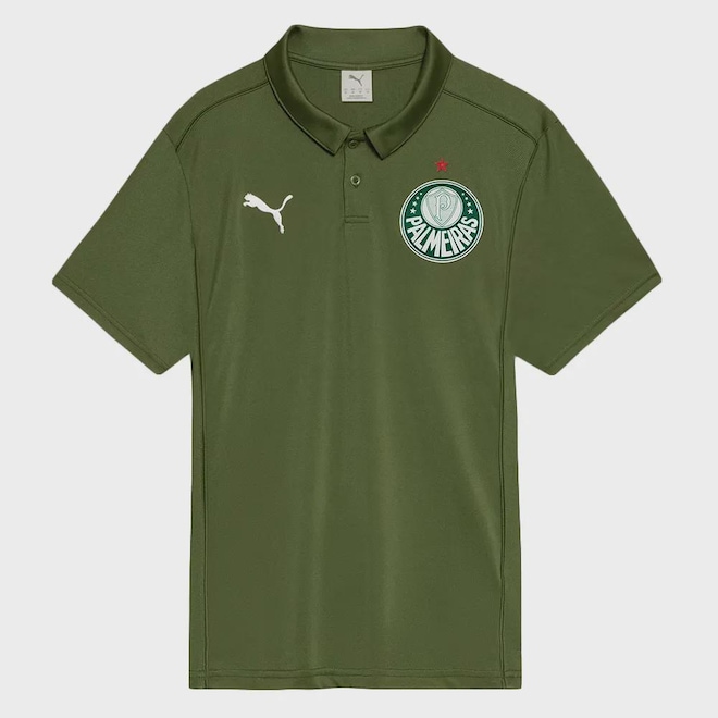 Camisa Polo do Palmeiras Casuals 2025 Puma - Masculina - Foto 1