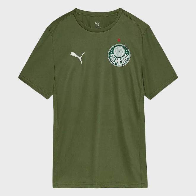 Camiseta do Palmeiras Casuals 2025 Puma - Masculina - Foto 1