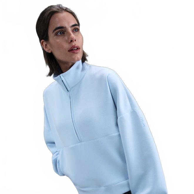 Blusão de Moletom Nike Soft Knit - Feminino - Foto 1