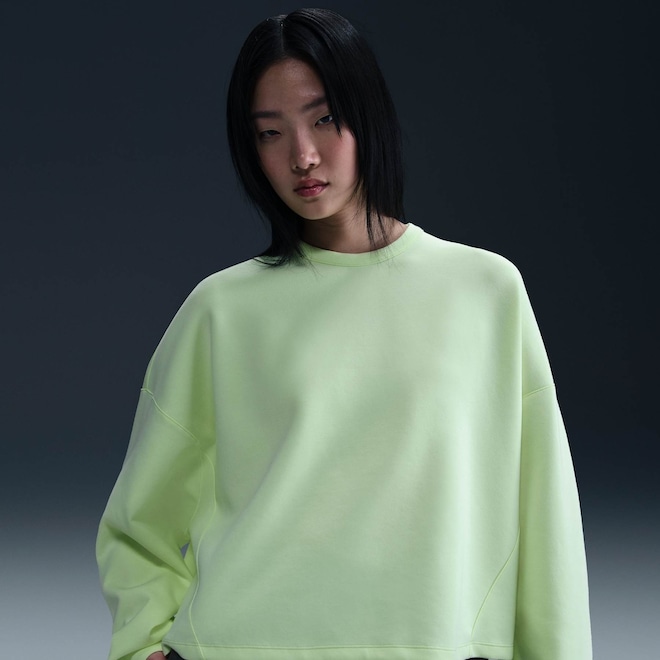 Blusão Nike Crew Soft Knit - Feminino - Foto 1