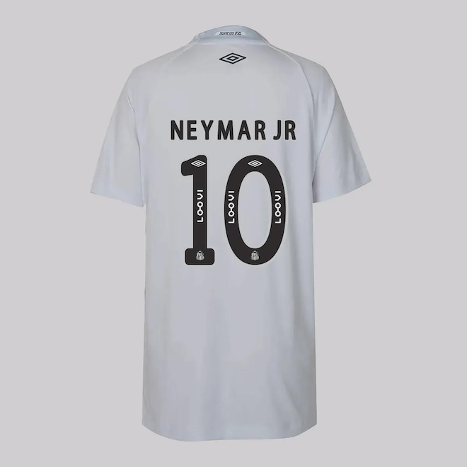 Camisa do Santos Umbro I 2025 10 Neymar Jr - Infantil - Foto 1