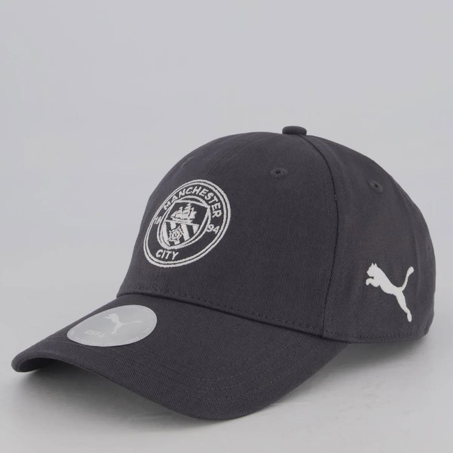 Boné Aba Curva Puma Manchester City Ess - Snapback - Adulto - Foto 1