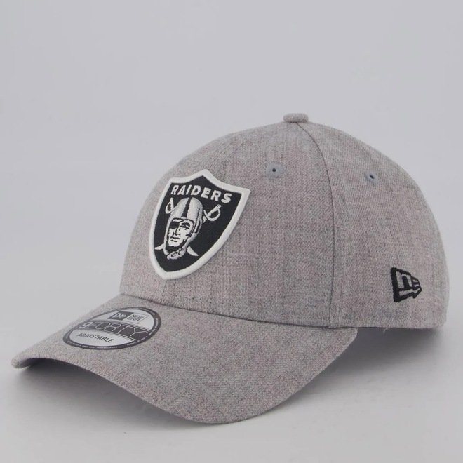 Boné Aba Curva New Era NFL Las Vegas Raiders Heather 940 - Snapback - Adulto - Foto 1