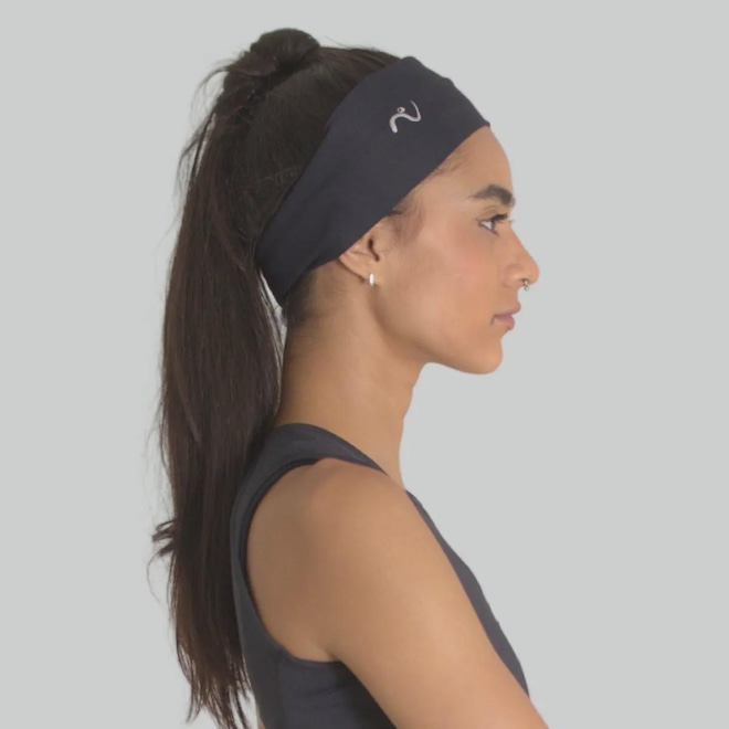Headband Snugg Running Poliamida - Adulto - Foto 1