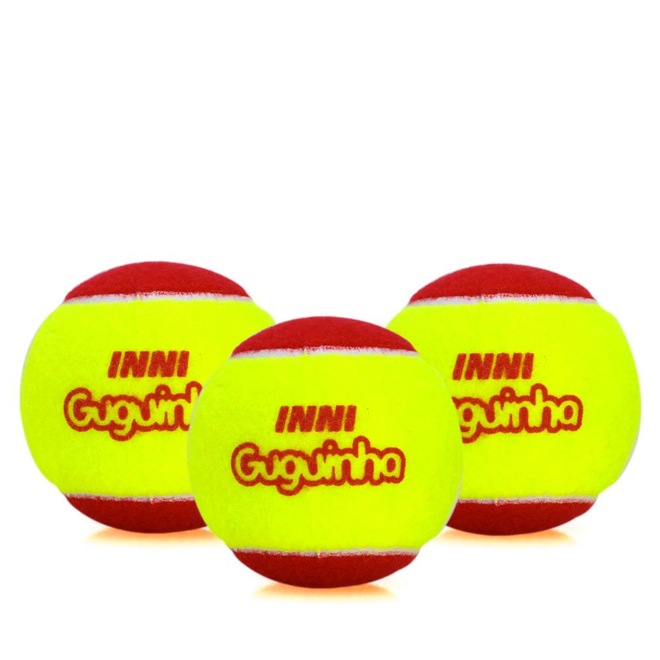 Bola de Tênis Inni Guguinha Stage 3 - 03 Unidades - Foto 1