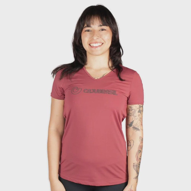 Camiseta Caju Brasil UV+ - Feminina - Foto 1