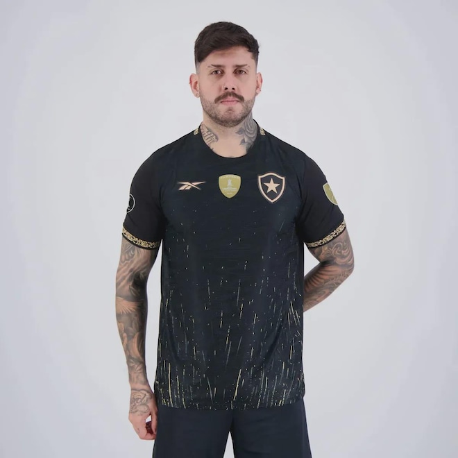 Camisa do Botafogo Reebok II 2024 Campeão Libertadores - Masculina - Foto 1