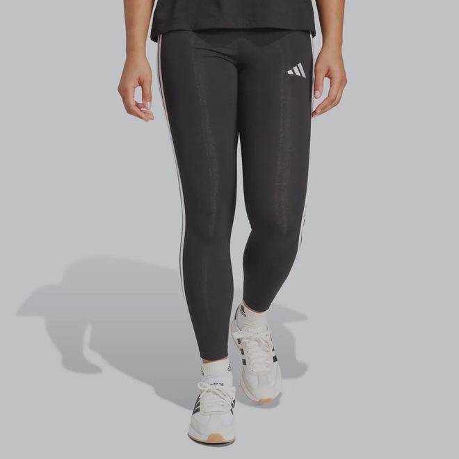 Calça Legging adidas 3 Stripes - Feminina - Foto 1