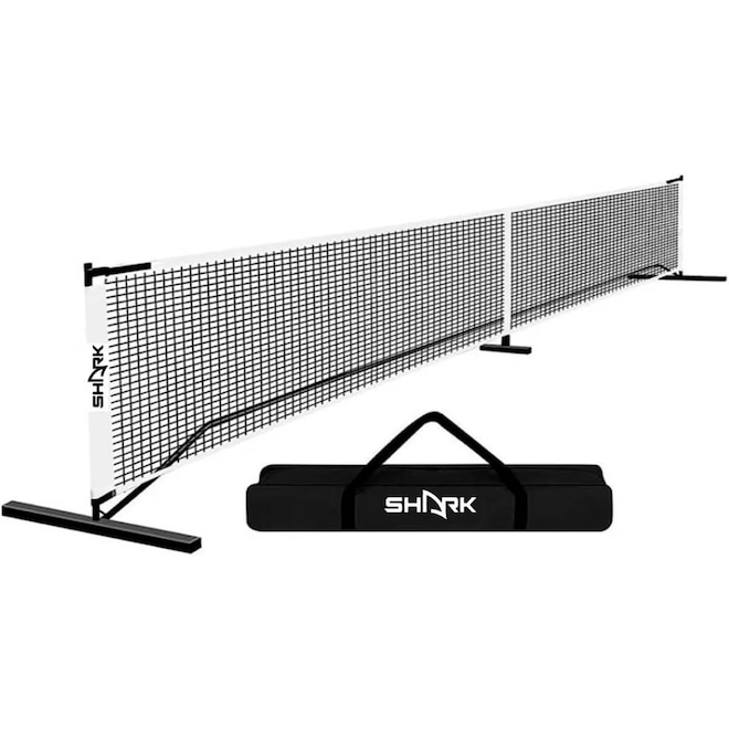 Rede De Pickleball + Estrutura + Bolsa Transporte Shark - Foto 1