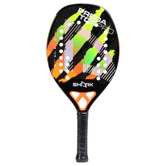 Raquete de Beach Tennis Shark Predator 22mm Pro 5 - Foto 1