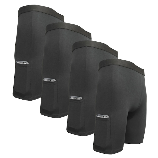 Short Térmico Fristyle Segunda Pele Ciclista Com Proteção Uv 4 Unidades - Adulto - Masculino - Foto 1