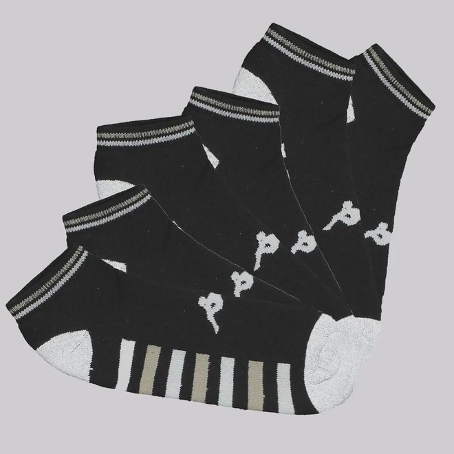 Kit Meia Kappa 3 Pares Comfort Cano Baixo - 38 - 43 - Adulto - Foto 1