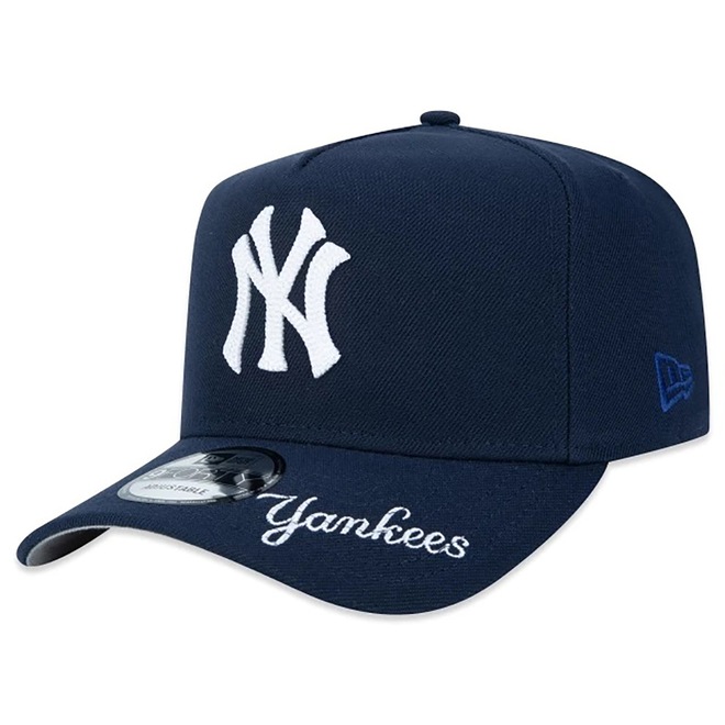 Boné Aba Curva New Era 9FORTY A-Frame New York Yankees All Core - Snapback - Adulto - Foto 1