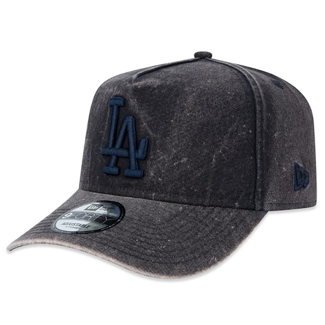 Boné Aba Curva New Era 9FORTY A-Frame Los Angeles Dodgers Core - Snapback - Adulto - Foto 1