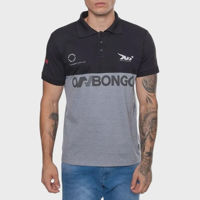 Camiseta Polo Onbongo Piquet Beam - Masculina - Foto 1