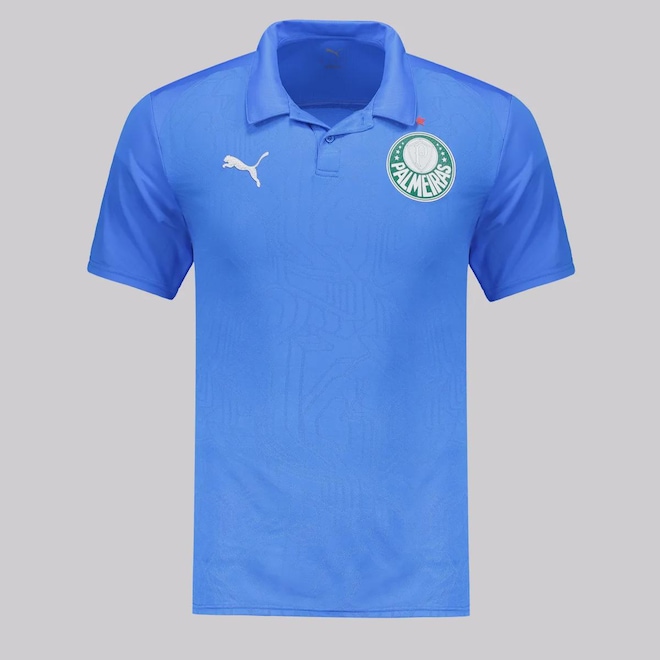 Camisa Polo do Palmeiras 2025 Puma Treino - Masculina - Foto 1