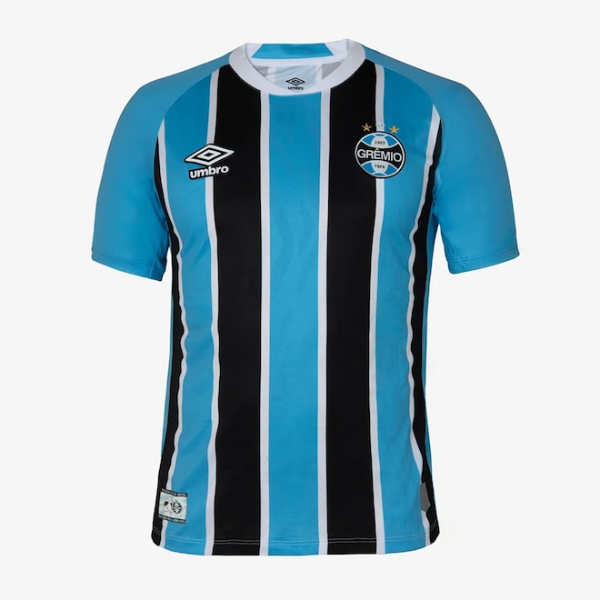 Camisa do Grêmio Umbro Uniforme 1 2025 Torcedor - Masculina - Foto 1